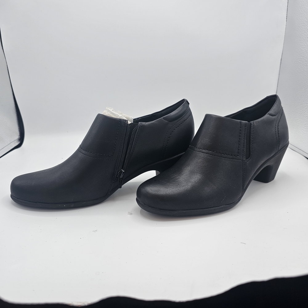 Easy Spirit Black Heeled Ankle Boots